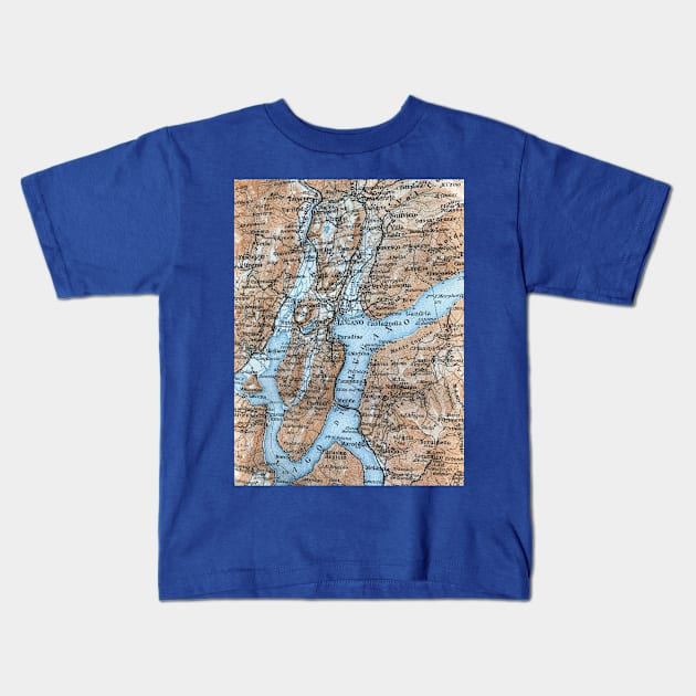 Lago di Lugano, Italia / Italy Kids T-Shirt by djrunnels